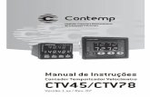 Medição, Controle e Monitoramento de Processos Industriais · Manual de Instruções Contador Temporizador Velocímetro CTV45/CTV78 Versão:1.xx / Rev. 07 Medição, Controle e