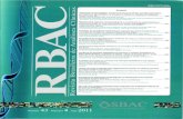 RBAC Volume 43 Número 4 Ano 2011 - sbac.org.brsbac.org.br/rbac/wp-content/uploads/2016/05/RBAC-Volume-43-Número... · sa através de uma membrana semipermeável (capilar), fa-zendo