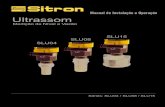 Manual de Instalação e Operação Ultrassom - sitron.com · Manual de Instalação e Operação. ... de temperatura integrado dentro do transdutor pode ajudar a completar a ...