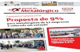 Metalúrgicos protestam Manifestação em SP: por lei que garanta ... · bendo bilhões em isenções fiscais e os trabalhadores à míngua, abandonados à própria sorte ...
