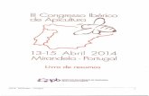 13-15 Abril 2014 - bibliotecadigital.ipb.pt Int... · Acompanhamento musical pelo Quarteto de Cordas Esproarte 2014 · Mirandela · Portugal 19 . PROGRAMA - TERÇA-FEIRA, 15 ABRIL