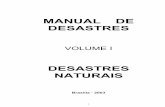 DESASTRES NATURAIS - defesacivil.pr.gov.br · elaborado com base na Classificação Geral dos Desastres e na Codificação de Desastres, Ameaças e Riscos - CODAR, aprovadas pela