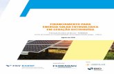 FINANCIAMENTO PARA ENERGIA SOLAR FOTOVOLTAICA …mediadrawer.gvces.com.br/...financiamento_para_energia_solar-2018.pdf · parceria, pode demonstrar a aplicação da ferramenta de
