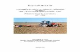 Relatório Final de Actividades 1997-2000 · ensino e investigação da mecanização agrícola em Portugal. V-EXECUÇÃO DO PROJECTO Este projecto englobou 6 épocas de ensaios,