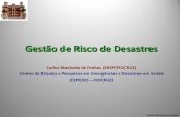 Gestão de Risco de Desastres - Secretaria de Estado de Meio-Ambiente e ...meioambiente.mg.gov.br/images/stories/emergencia_ambiental/P2R2/... · Adaptação de Naváez e col., 2009