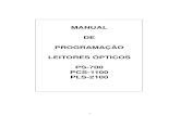 Manual de Programação Bitatek-Português - Comtac - Soluções que … - PS700... · 2018-05-09 · Certifique-se que tenha o cabo Y com o conector apropriado ... Intercalado 25