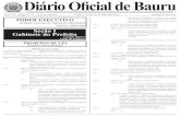 Diário Oficial de Bauru - bauru.sp.gov.br · Estado de São Paulo/Regional Bauru; - Um representante indicado pela CETESB ... - Um representante do Sindicato do Comércio Varejista