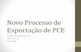 Novo Processo de Exportação de PCEaz545403.vo.msecnd.net/uploads/2017/07/ten-emanuel-exp... · 2017-07-12 · Objetivo •Explicar o novo processo de Exportação de PCE do ponto