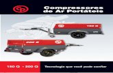 Compressores de Ar Portáteis - logismarketbr.cdnwm.com · acionados por motor diesel MWM arrefecidos por água. ... Saídas de ar comprimido 2x3/4” 2x3/4” Motor D229.3 D229.3