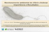 Importância e Resultados - Cidadão · Monitoramento ambiental do Vibrio cholerae Importância e Resultados Café com Saúde “Estratégias paulistas na prevenção da cólera em