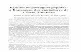 Impressão de fax em página inteira - filologia.org.br · a linguagem dos cantadores de ... lados 1837 vocábulos, entre verbos e nomes, ... nos, onomatopaicos e de origem duvidosa