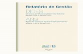 Relatório de Gestão DIDES - ans.gov.br · Metodologia e ferramentas para aplicação do Modelo de ‘Grupo de Diagnósticos Relacionados’ (DRG) para a área hospitalar na saúde