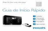 Philips Go Gear audio video player SA5225BT SA5245BT ... · materiais de suporte, como manual do usuário, as atualizações ... ao máximo o suporte futuro a novos formatos de áudio.