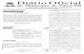 Diário Oficial do Município de Patos-PBpatos.pb.gov.br/images/arquivos/documentos/1509453485.pdf · ... determinar a aplicação de ADVERTÊNCIA aos ... de Penalidade de Multa ...