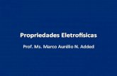 Propriedades Eletrosicas - marcoadded.com.brmarcoadded.com.br/wp-content/uploads/2016/09/2aula-Propriedades... · Eletroﬁsiologia Carga Elétrica Os tecidos biológicos são condutores,