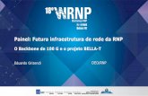 Painel: Futura infraestrutura de rede da RNP · Painel: Futura infraestrutura de rede da RNP O Backbone de 100 G e o projeto BELLA-T Eduardo Grizendi DEO/RNP