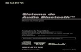 Sistema de Áudio Bluetooth™ - sony.com.br · Certifique-se de instalar este aparelho no painel do veículo por segurança. Para instalação e ... O logo “HD Radio Ready” indica