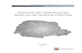 Manual de Orientações Básicas de Rotinas Internas · 2018-05-21 · 3.3.1 Materiais de escritório ... do Júri e de Execuções Penais do Ministério Público do Estado do Paraná