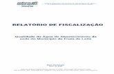 RELATÓRIO DE FISCALIZAÇÃO - ARSAE-MGarsae.mg.gov.br/images/Relatorios/Rf_tec_op_saa_fruta_de_leite.pdf · O objetivo do Relatório de Fiscalização é descrever e ... - Laboratório