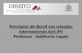Princípios do Brasil nas relações internacionais (art.4º ...pios-do-Brasil... · Pela primeira vez na história do STF, um pedido de extradição foi negado pelo Tribunal com