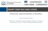 SMART GRID EM CABO VERDE - AHK Portugal · 2017-05-24 · Sal Boavista S.Antão Fogo ... geração distribuída e aq. agua; ... Implementação do projeto de despacho automatizo de