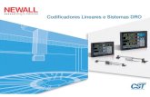 Codiﬁcadores Lineares e Sistemas DRO - newall.com Brochure Final V2 for Web.pdf · um design inovador, no qual todos os componentes eletrônicos e de medição estão selados e