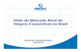 Visão do Mercado Atual de Viagens Corporativas no Brasil · Comitê de Turismo Britcham 24/abril/09. Individuais Turismo de Negocios Viagens Corporativas ... Faturamento Turismo
