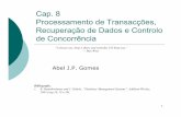 Cap. 8 Processamento de Transacções, Recuperação de ...agomes/bd2/teoricas/08-transaccoes.pdf · início e o fim duma transacção, ... Para efeitos de recuperação de dados,