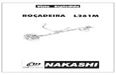 NAKASHI - wsm.com.brwsm.com.br/explodido_nakashi/Explodido - Rocadeira L261M.pdf · 2 KU12059EA5524170PARAFUSO PH ... Figura 04 - Sistema Elétrico 04 Roçadeira Nakashi L261M Figura
