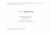 1º Relatório Gerencial de Resultados - Instituto Odeon · (verificar no ANEXO X, ofício de autorização e cópia do contrato de locação). 'escritório virtual") para abrigar