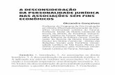 A DESCONSIDERAÇÃO DA PERSONALIDADE JURÍDICA NAS ...revistajuridica.esa.oabpr.org.br/wp-content/uploads/2017/08/11.pdf · é uma manifestação da despatrimonialização do direito