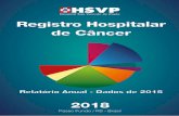 REGISTRO HOSPITALAR - hsvp.com.br · O Registro Hospitalar de Câncer ... hospital usa a Classificação Estatística Internacional de Doenças e Problemas Relacionados à Saúde.