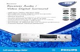 Receiver 996 Receiver Áudio / Vídeo Digital Surround · processamento de áudio digital. O Tetra Core aceita sinais digitais com freqüências de sampling de 32,44.1,48 e 96 kHz