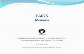 Memória - UNICAMPrferrari/EA075_1s2017/Cap. 5 - Memoria.pdf · A distinção entre memórias ROM e RAM tem se tornado cada vez menos nítida devido às novas tecnologias empregadas