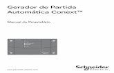 Gerador de Partida Automática Conext™cdn.solar.schneider-electric.com/wp-content/uploads/2014/... · 2016-10-17 · 975-0307-08-01 Revisão F 1–iii Sobre Este Manual Finalidade