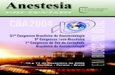Anestesia em revista - setembro/outubro, 2004 · Dr. Abram Berestein SAESP Nota de Correçªo Na edição no 03/2004 da publicação Anestesia em Revista, foi publicado na página