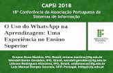 O Uso do WhatsApp na Aprendizagem: Uma Experiência no Ensino … IFG... · 2018-10-31 · O Uso do WhatsApp na Aprendizagem: Uma Experiência no Ensino ... Aula Invertida com o auxílio
