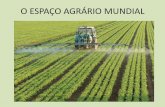 O ESPAÇO AGRÁRIO MUNDIALcolegioagape.org.br/.../2018/06/2em_2bim_espacoagricolamundial.pdf · •A revolução verde promoveu o processo de industrialização da agricultura. A