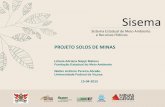 PROJETO SOLOS DE MINAS - smcs.ufv.br 7 - Programa Solos de Minas - Liliana... · de Política Ambiental (COPAM) e de Recursos Hídricos (CERH) e pelos órgãos vinculados: Fundação