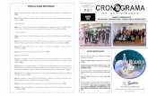 FECHAS PARA RECORDAR - cristobalcolon.edu.mx secprepa.pdf · Revista uniforme de campa-ña, boinas con portanombre bordado. ... Robótica, Capoeira, Jóvenes Inventores, de 7:00 a