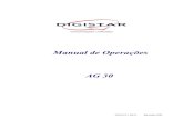 Manual de Operações AG 30 - digistar.com.br · 2 Sumário 1. Conhecendo o seu AG 30i.....4