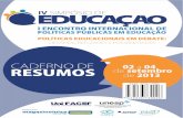 COMISSÃO ORGANIZADORA - eventos.unifacef.com.breventos.unifacef.com.br/simpedu/2013/files/4SIMPEDU-resumos.pdf · • Prof. Me. Donaldo de Assis Borges ... • Taise Helena de Santana