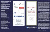 Folder SINCTEC 2017 - unigranrio.com.br · 9h45 | O Programa de Iniciação Cientí˜ca e Tecno-lógica da Unigranrio Prof.ª Virginia Genelhu de Abreu ... “A Experiência Estética,