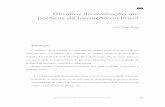 Desafios da avaliação em políticas de inovação no Brasilrepositorio.enap.gov.br/bitstream/1/1932/1/131-434-1-PB.pdf · social de contas) das políticas públicas. RSP Revista