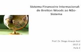 Sistema Financeiro Internacional: de Bretton Woods ao Não ... · Sistema Financeiro Internacional: de Bretton Woods ao Não-Sistema ... –Reserva de valor (moeda de poupança, investimento