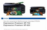 347amento Expression Premium v. 3.ppt) Epson- Multifuncional... · TX 730FWD XP-702 Lançamento em Dezembro/2012 N O V O XP-802 Lançamento em ... A impressora multifuncional colorida