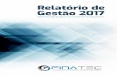 Relatório de Gestão 2017 - finatec.org.br · Atualização Bienal para a Convenção-Quadro das Nações Unidas Sobre ... do estado da arte, voltado ao mercado de trabalho no Brasil,