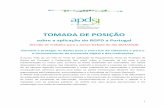 TOMADA DE POSIÇÃOapdsi.pt/wp-content/uploads/2018/04/Tomada-de-Posição-RGPD-para... · pessoais é irrelevante, contudo, a proposta de redação sugere que a Lei portuguesa