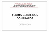 TEORIA GERAL DOS CONTRATOS - legale.com.br · Principal mecanismo de circulação de riqueza