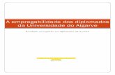 A empregabilidade dos diplomados da Universidade do Algarve · Reveste-se de grande importância para a Universidade do Algarve conhecer como ocorre a inserção ... na perspetiva